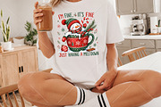 Funny Cute Snowman Png Christmas PNG, a Seasonal Illustration by Canvas Craft (Thumbnail 2 of 6)
