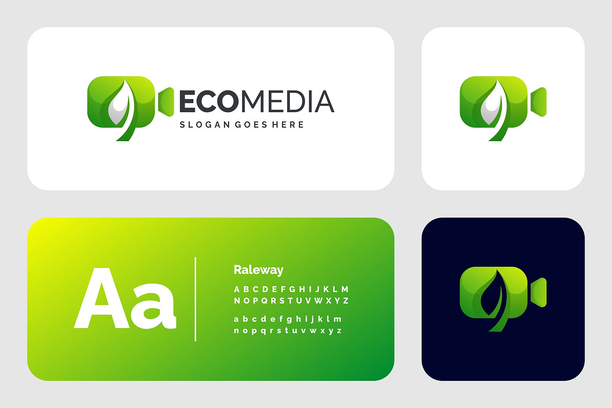 Gradient Modern Eco Camera Logo, a Branding & Logo Template by Artnivora.Std (Photo 2 of 5)