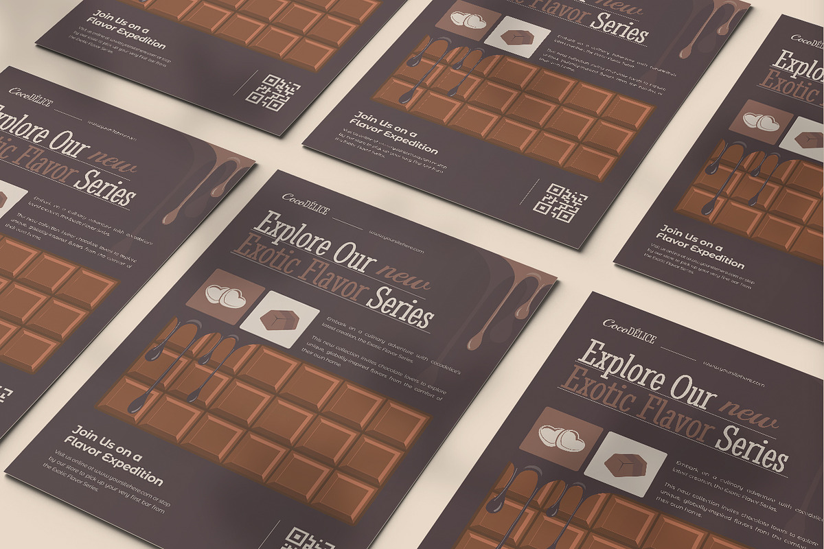Flavors Series - Poster Template, a Poster Template by VUNIRA (Photo 2 of 3)