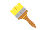 Paint Brush Flat Icon, an Icon by Pexelpy (Thumbnail 1 of 2)