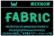 sweater font, a Font by weknow (Thumbnail 2 of 5)