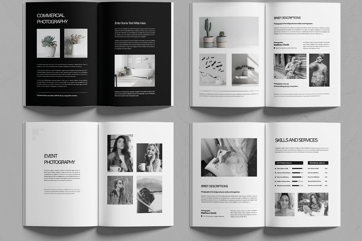 Photography Portfolio Design, a Brochure Template by MightyDesign (Photo 5 of 8)