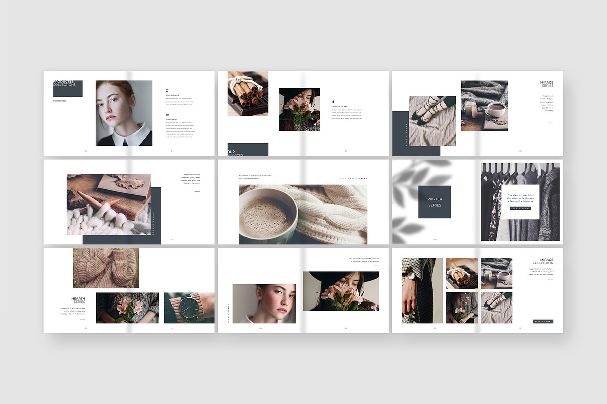 Hickory Lookbook Template, a Brochure Template by Studio Sumac (Photo 6 of 7)