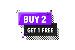 Buy 2 Get 1 Free Announcement