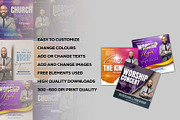 Church Flyer Canva Templates Bundle, a Social Media Template by Sipi_Graphics (Thumbnail 2 of 3)
