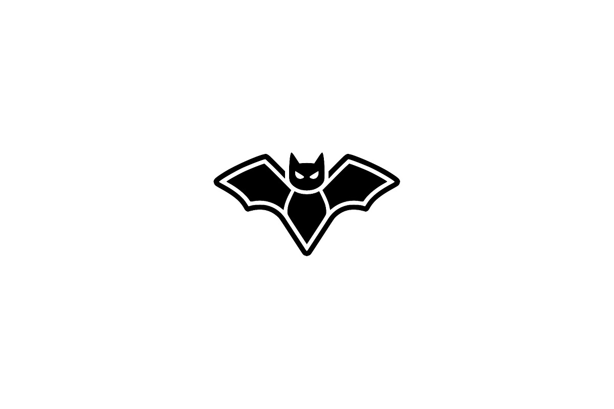 Halloween Bat Silhouette Vector, an Animal Illustration by Vectorium Studio (Photo 1 of 4)