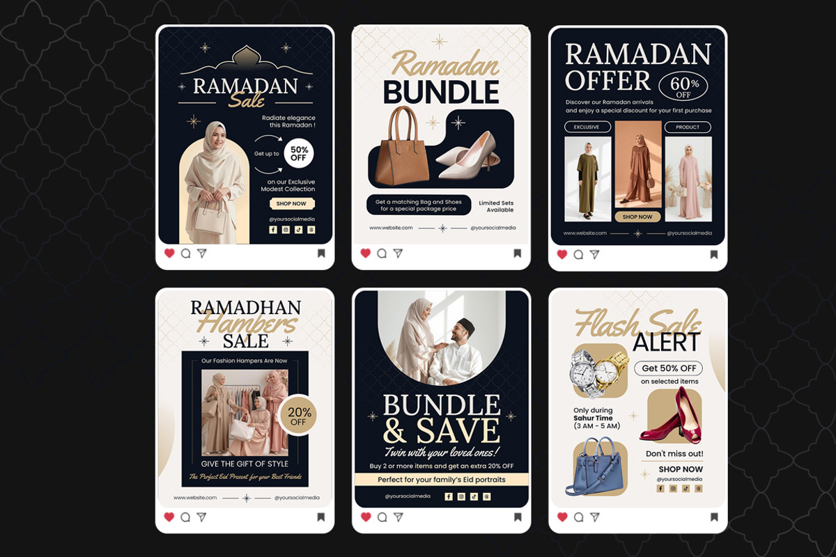 Elegant Ramadan Sale - Social Media, a Social Media Template by Jiwstudio (Photo 4 of 4)