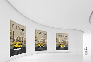School Field Trip Poster Template, a Print Template by Bizz_District_Studio