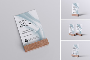 Table Tent Mockup, an Advertising Mockup by Afif_studio