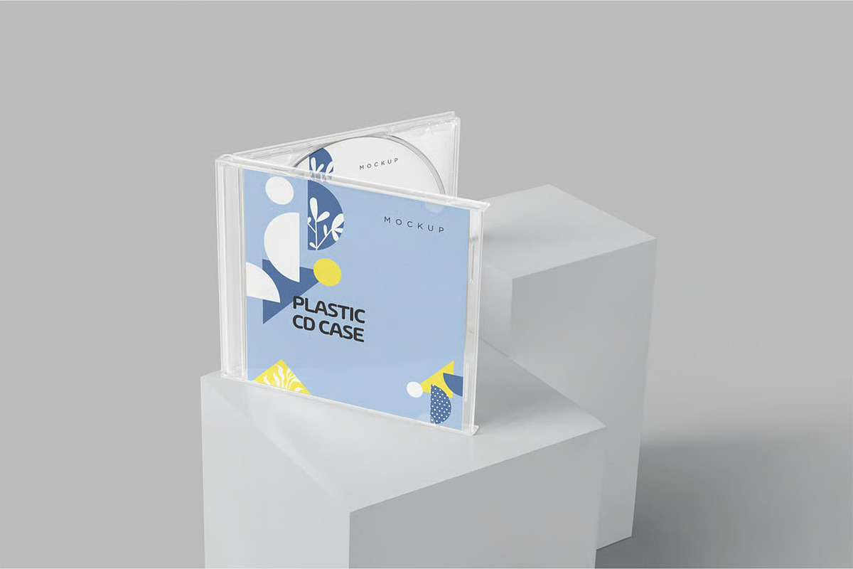 Plastic CD & Jewel Case Mockups, a Product Mockup by megostudi0 (Photo 5 of 7)