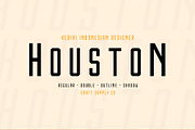 Houston Font Family, a Sans Serif Font by Craft Supply Co. (Thumbnail 10 of 10)