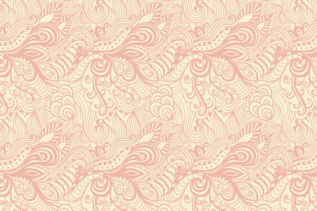 Tangled waves seamless pattern, a Pattern Graphic by Markovka (Photo 3 of 9)