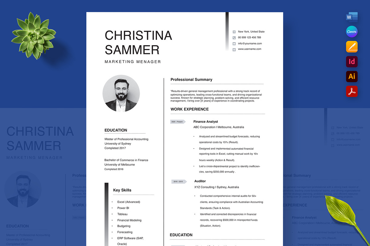 Japanese Job Market Resume, a Resume Template by Nur Designer (Photo 3 of 4)