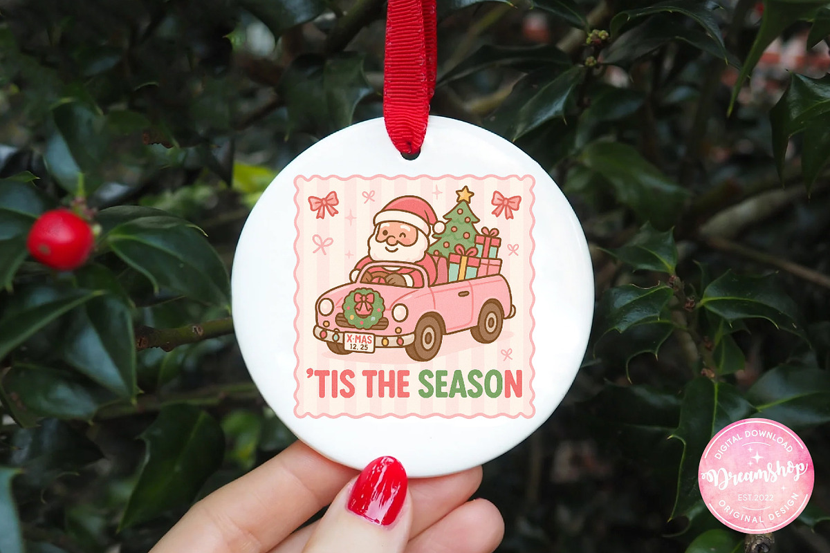 Preppy Merry Christmas Coquette Png, an Illustration by CreationArt (Photo 1 of 4)