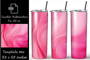 Pink Glitter 20 oz skinny tumbler, a Print Template by SindyPrintDesign (Thumbnail 4 of 7)