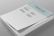 2 Pages Clean Resume CV - Pandora, a Resume Template by SNIPESCIENTIST (Thumbnail 4 of 4)