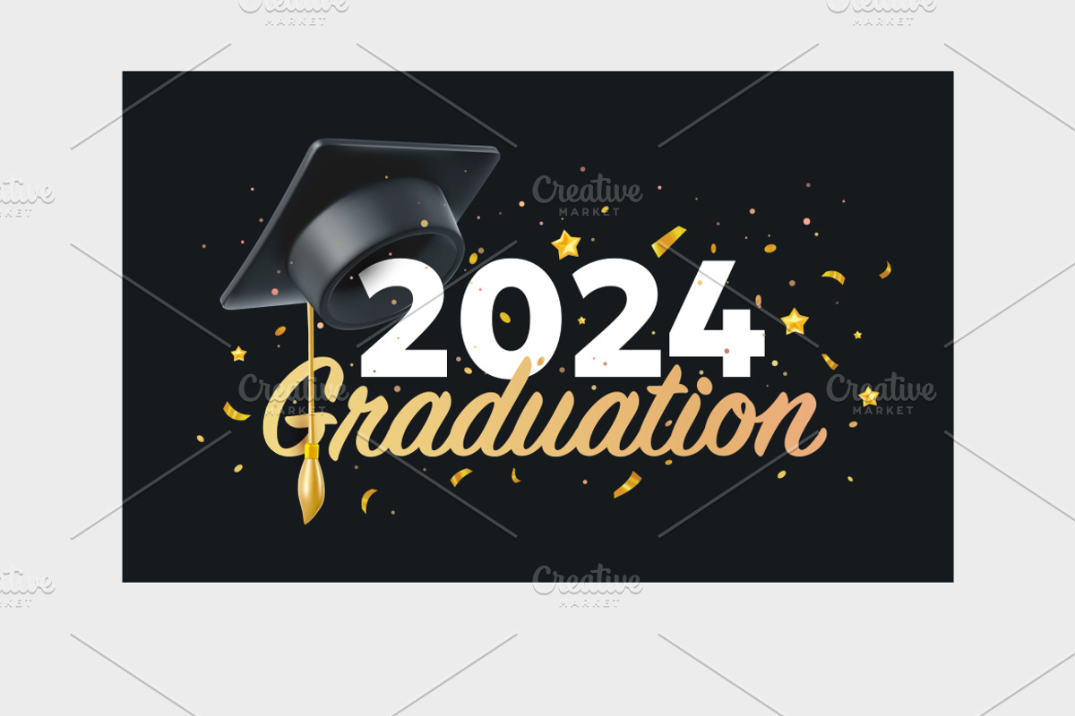 Graduation Hat | 3D Style, a Background Graphic by wowomnom (Photo 3 of 3)