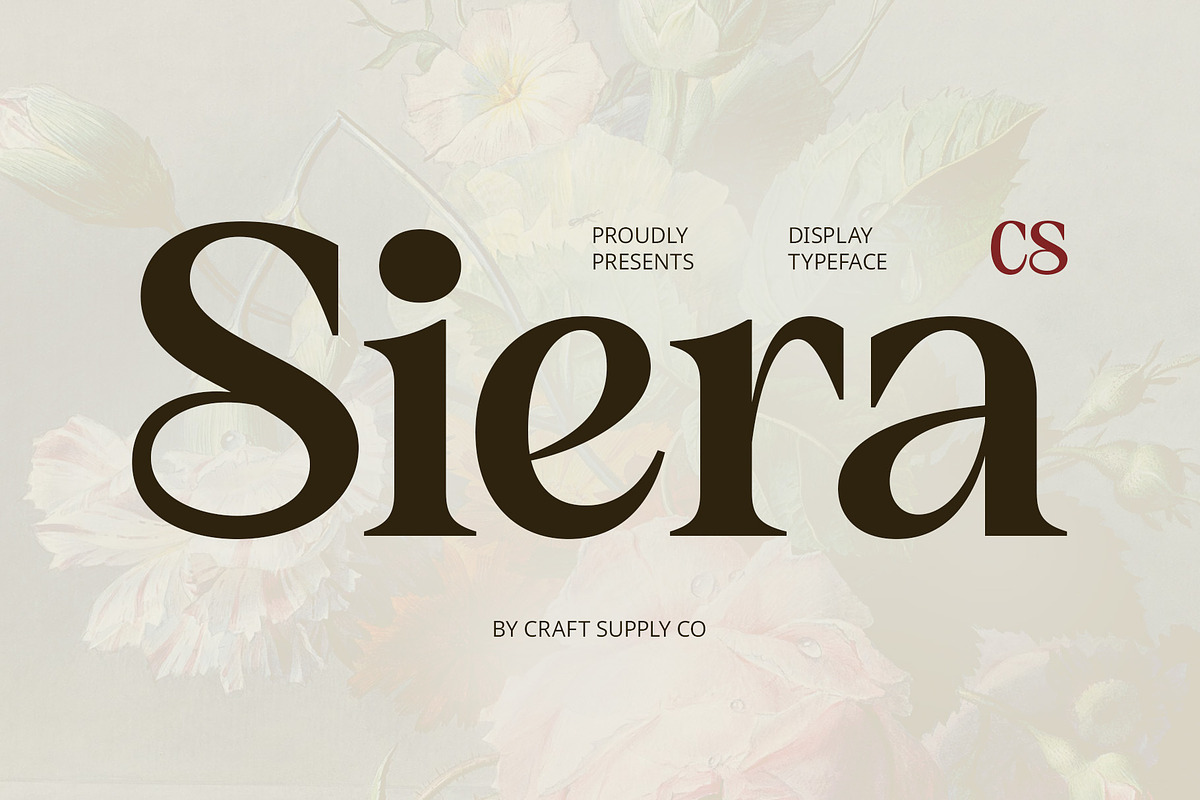 CS Siera – Art Nouveau Font, a Serif Font by Craft Supply Co. (Photo 1 of 8)