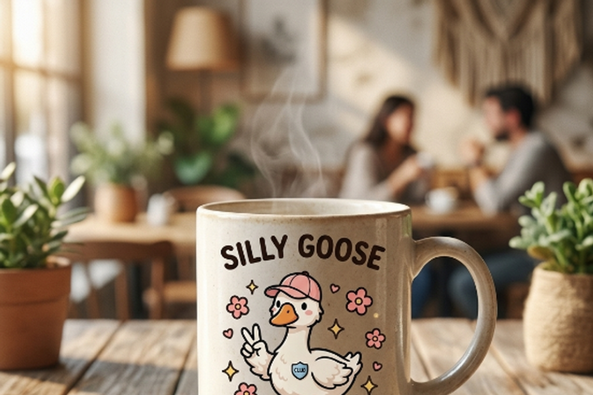 Silly Goose Club Member T-Shirt PNG, a Shirt Mockup by Vector Stall (Photo 4 of 15)
