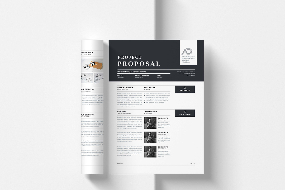 Proposal | MS Word & Indesign, a Stationery Template by design_hut (Photo 6 of 7)