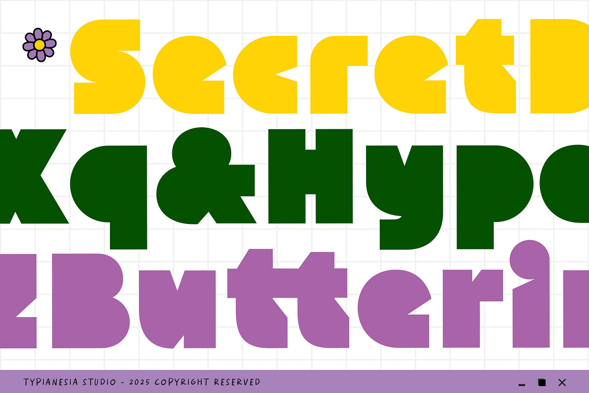 Foire - Playful Bold Solid Font, a Sans Serif Font by Typia Nesia (Photo 2 of 12)