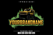Offroad logo template, an Object Graphic by TFamz (Thumbnail 1 of 3)