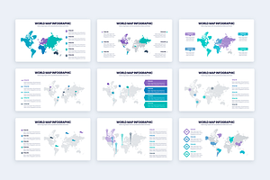 World Map Google Slides Template