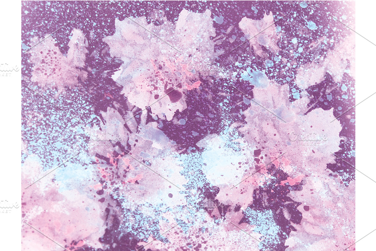 Watercolor flowers preview 2