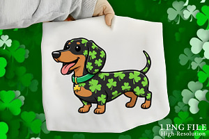 St. Patrick’s Day Dog PNG, an Illustration by Canvas Craft