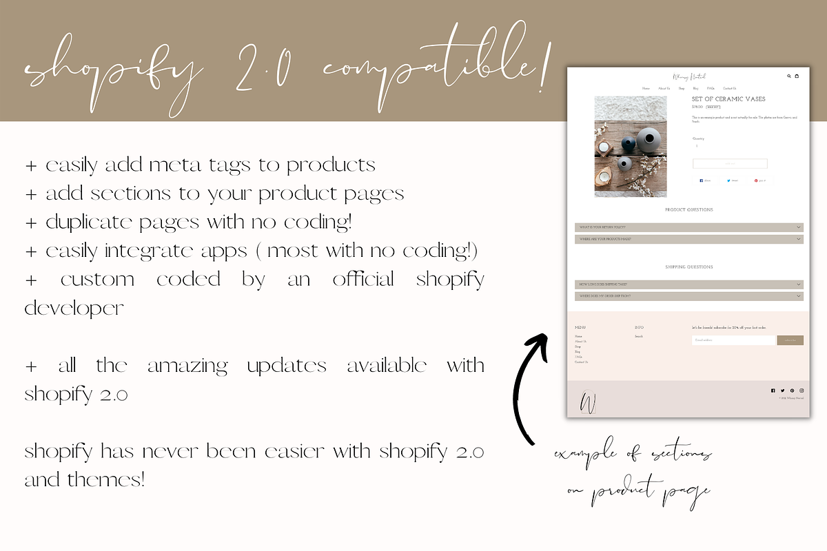 Neutral Shopify Theme | Whimsy, a Shopify Template by Easy Website Themes (Photo 5 of 6)