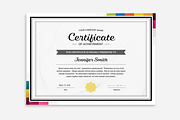 Certificate of Achievement, a Stationery Template by retrographix (Thumbnail 2 of 4)