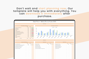 Wedding Planner Bundle Spreadsheet