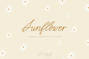 Sunflower - Handwritten Script Font, a Script Font by BohoCalligraphy (Thumbnail 1 of 8)
