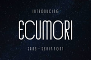 Ecumori, a Sans Serif Font by lelevien (Thumbnail 2 of 2)