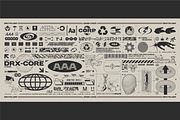 435 BRUTAL VECTORS BIG SET, an Object Graphic by BonkiStudio (Thumbnail 2 of 5)