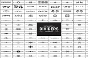 Abstract Decorative Lines Dividers, a Marketing Template by Photoshop Action (Thumbnail 1 of 6)