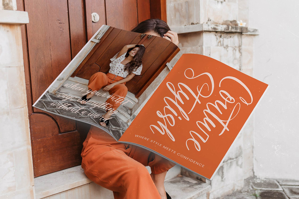 Denieda Marceline Bold Calligraphy, a Script Font by Letterena Studios Script (Photo 5 of 15)