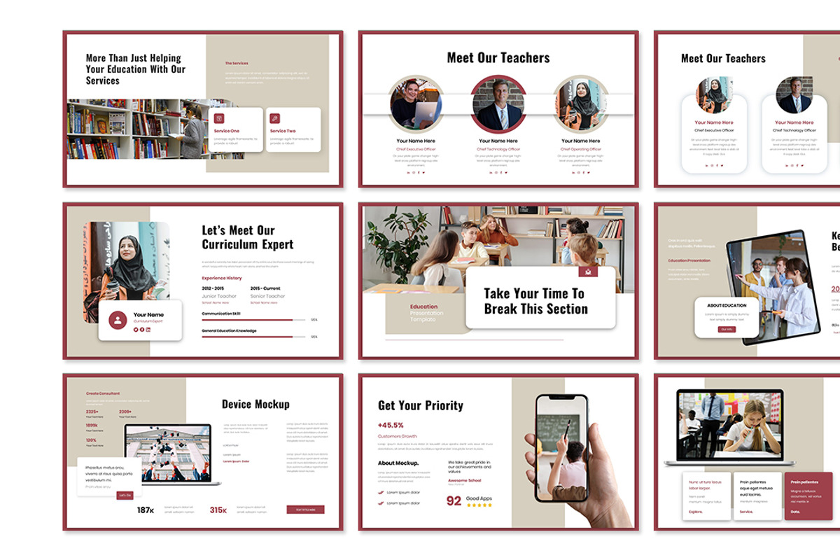 Educaption Presentation Template, a Presentation Template by Analogous Temp (Photo 3 of 5)