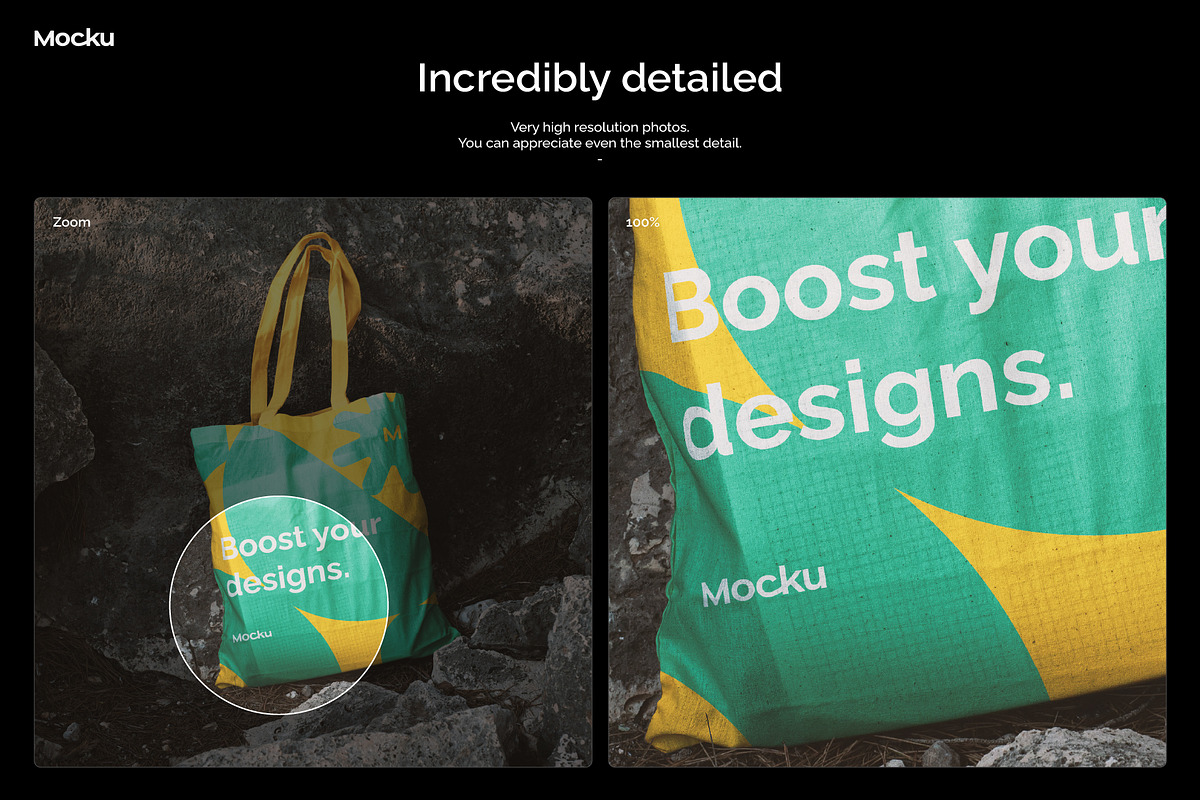 Summer Tote Bag Mockups, a Merchandise Mockup by Mocku (Photo 8 of 12)