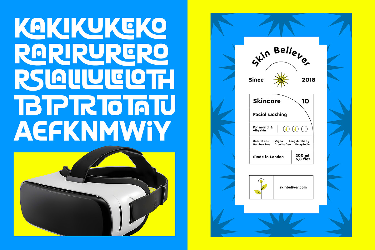 Take Yours Modern Display Sans Serif, a Font by Jaruka (Photo 10 of 11)