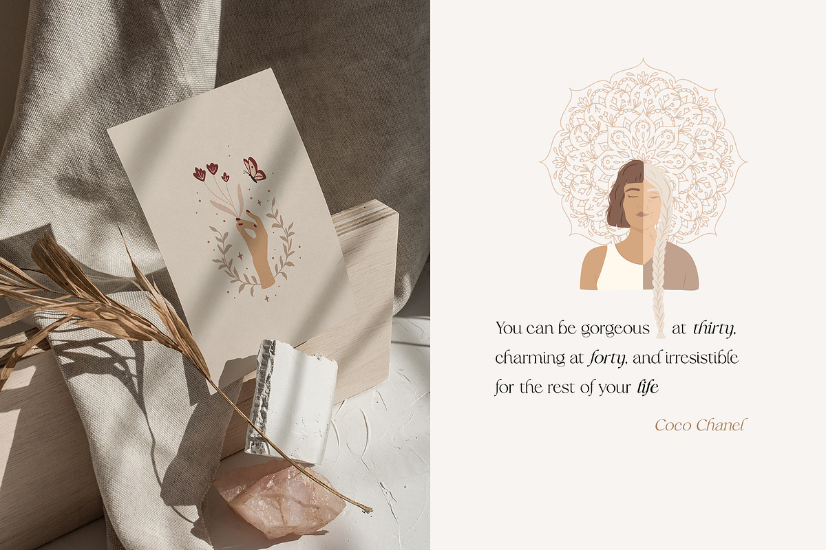 Woman Self-care collection, a Healthcare Illustration by Alisovna (Photo 2 of 14)