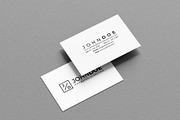 Minimalist Modern Business Card, a Business Card Template by Shahjhan (Thumbnail 2 of 4)