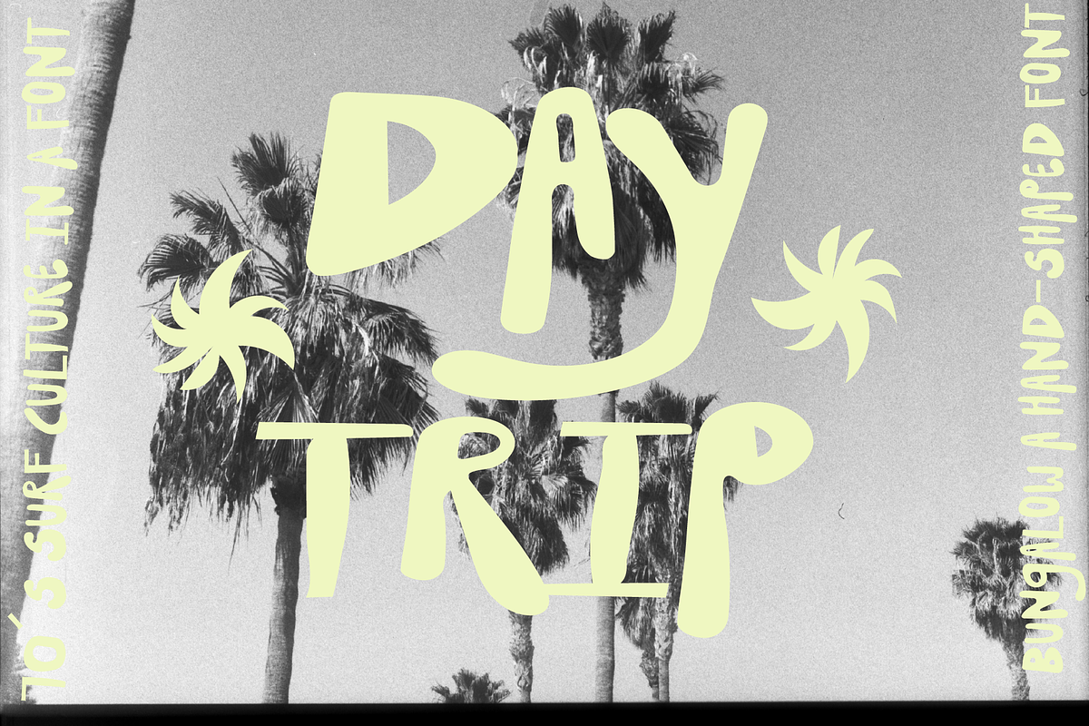 Bungalow - Hand Drawn Surf Font, a Handwritten Font by Madeline ODonoghue Design (Photo 9 of 17)