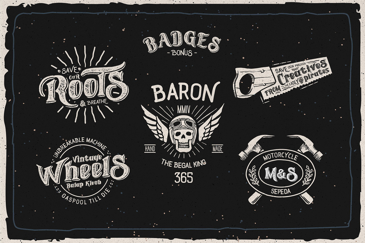 Weinston Typeface + Extras preview 4