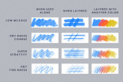 Procreate Marker Brushes 12x, a Brush Add-On by Esther Nariyoshi (Thumbnail 2 of 5)