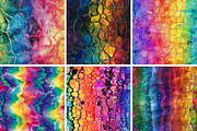 Rainbow Chemigram Seamless Patterns, a Pattern Graphic by PrintablesByFranklyn (Thumbnail 2 of 4)