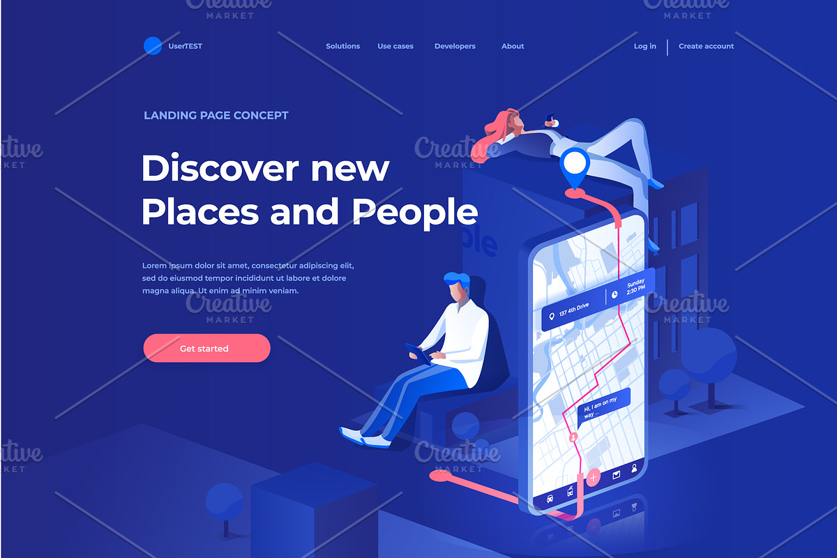 Isometric illustration kit - People, a Templates & Theme by Formfrom (Photo 9 of 34)