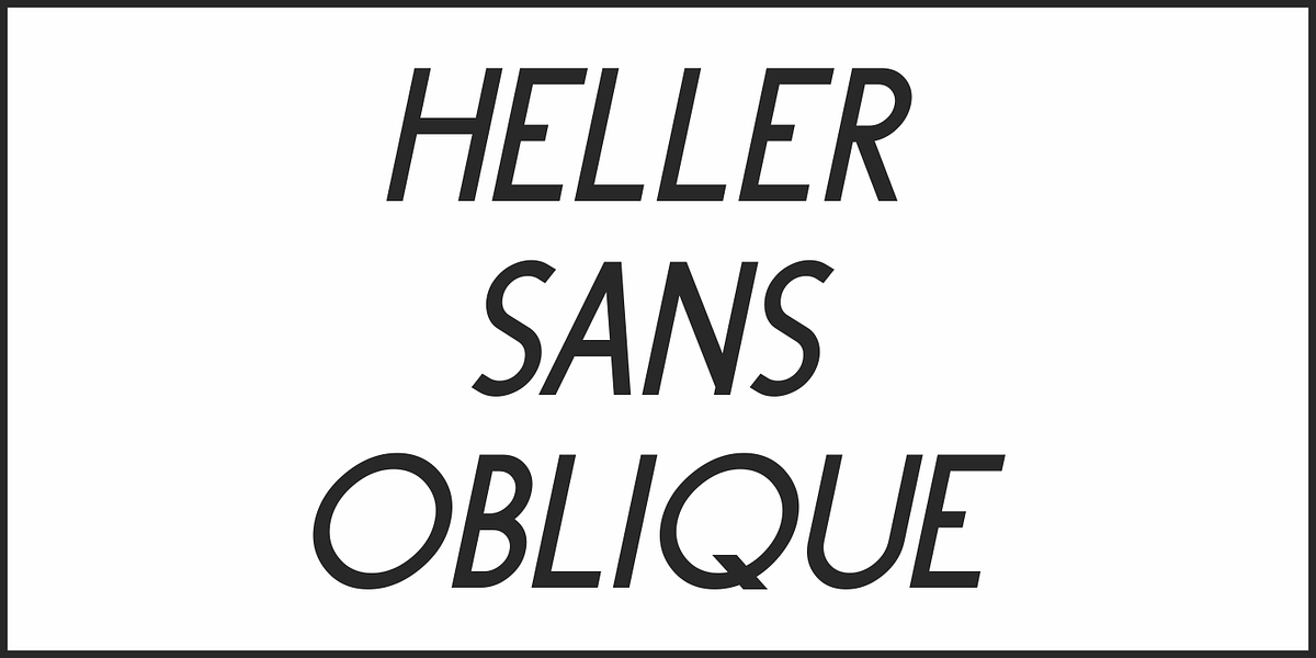 Heller Sans JNL, a Sans Serif Font by Jeff Levine Fonts (Photo 4 of 5)