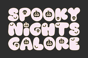 RETRO HALLOWEEN FONT BUNDLE V1