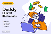 Dodsly Doodle Illustrations, a Technology Illustration by Welovegraphics (Thumbnail 1 of 7)